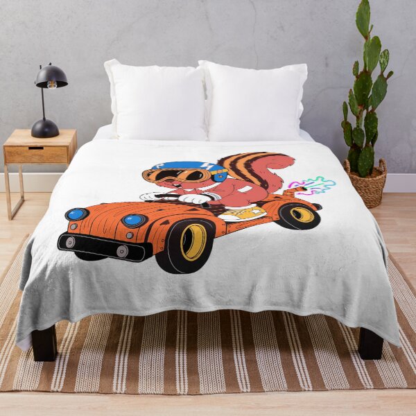 Item preview, Lightning Bolt Squirrel Speedster - Classic Retro Cartoon Racer designed and sold by ArtistryPulse90.