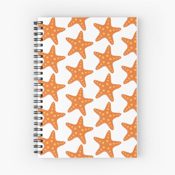 Item preview, Cute Vibrant Orange Starfish Illustration designed and sold by BetweenForms.