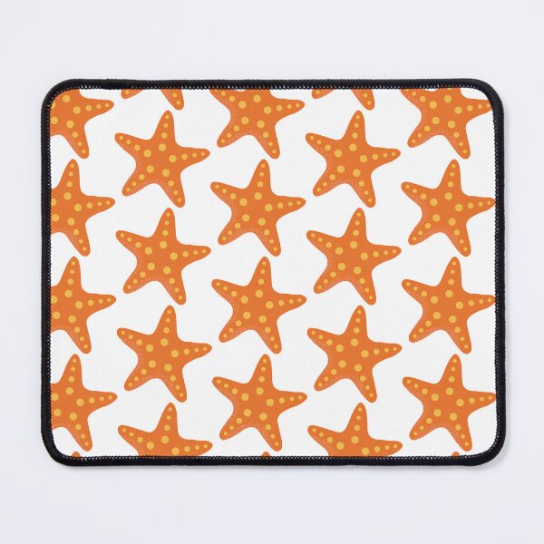 Item preview, Cute Vibrant Orange Starfish Illustration designed and sold by BetweenForms.