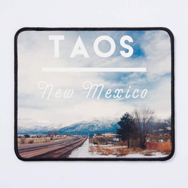 Item preview, Taos New Mexico Poster Sunny Winter Day designed and sold by Neeshki.