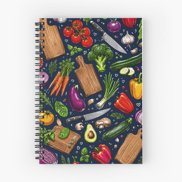 Item preview, Colorful Vegetable Kitchen Pattern Design – Retro Cooking & Healthy Food Aesthetic designed and sold by TheStephanieRome.