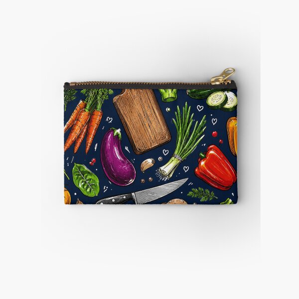 Item preview, Colorful Vegetable Kitchen Pattern Design – Retro Cooking & Healthy Food Aesthetic designed and sold by TheStephanieRome.
