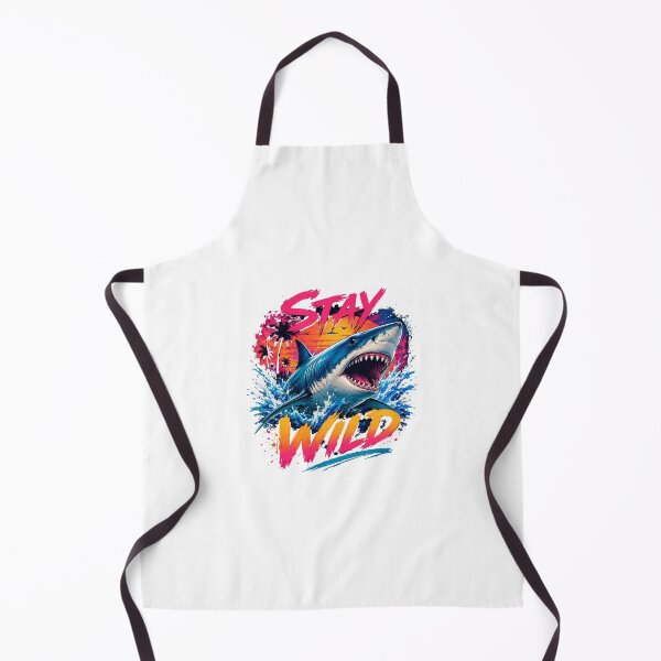Item preview, Stay Wild Shark Retro Surf designed and sold by AchraffPrint.