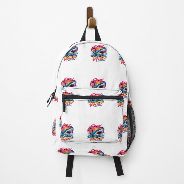 Item preview, Stay Wild Shark Retro Surf designed and sold by AchraffPrint.