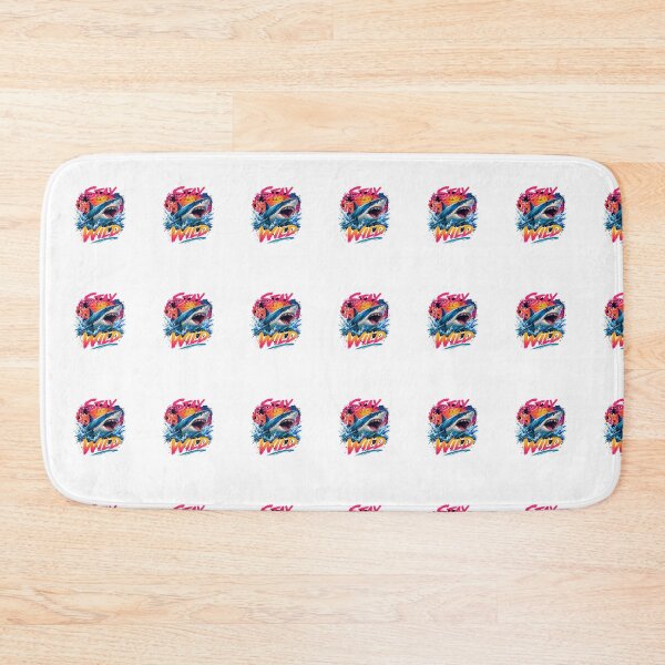 Item preview, Stay Wild Shark Retro Surf designed and sold by AchraffPrint.
