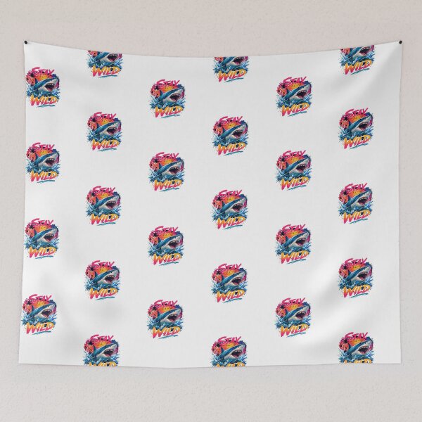 Item preview, Stay Wild Shark Retro Surf designed and sold by AchraffPrint.