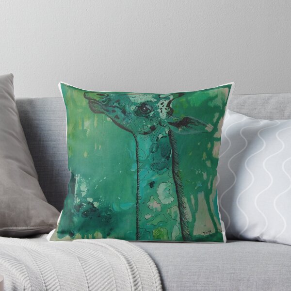 Item preview, painting/drawing of a hopeful giraffe designed and sold by MelaniaJulieArt.