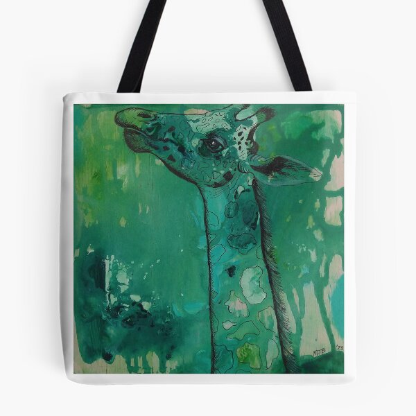 Item preview, painting/drawing of a hopeful giraffe designed and sold by MelaniaJulieArt.