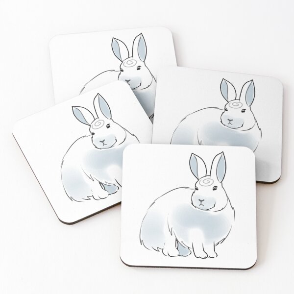 Item preview, - hare2 - Frosted forest - white - designed and sold by echoztarrr.