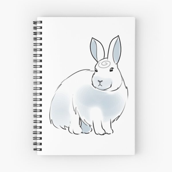 Item preview, - hare2 - Frosted forest - white - designed and sold by echoztarrr.