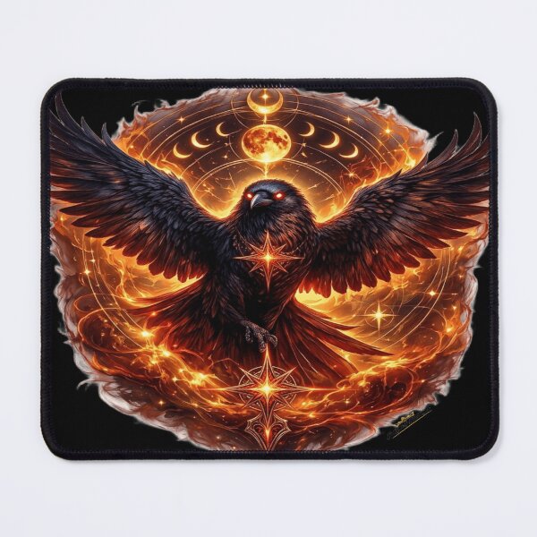 Item preview, Cosmic Raven – Shadow Celestial Guardian designed and sold by KingofHearts25.