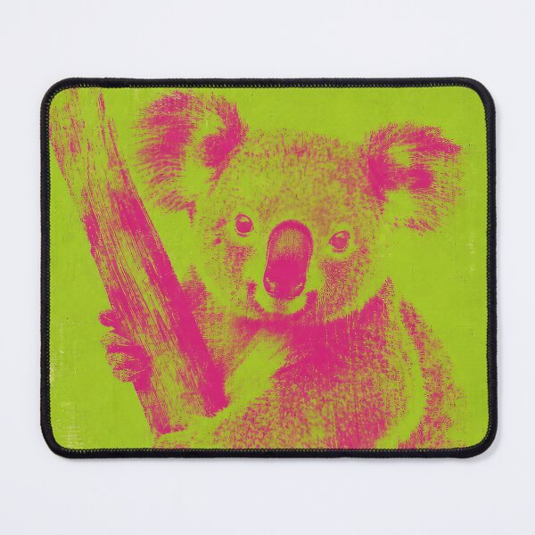 Item preview, Electric Red Koala — Lime Retro Painting designed and sold by Jandedan.