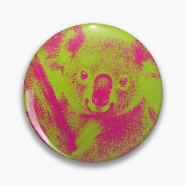 Item preview, Electric Red Koala — Lime Retro Painting designed and sold by Jandedan.