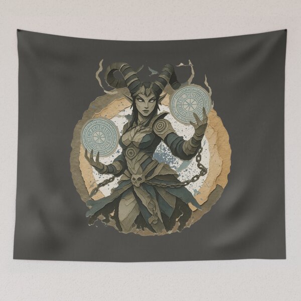 Item preview, Arcane Horned Sorceress designed and sold by Szpaku desart .