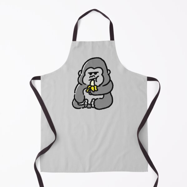 Item preview, Cute Lil Gorilla Eating a Banana Doddle designed and sold by Spring Things.