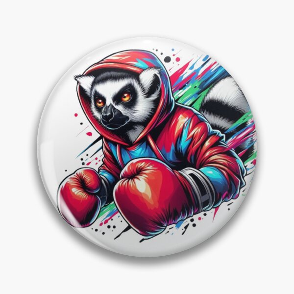 Item preview, Boxing Lemur – Funny Animal Sports Design designed and sold by Dogandesighn.