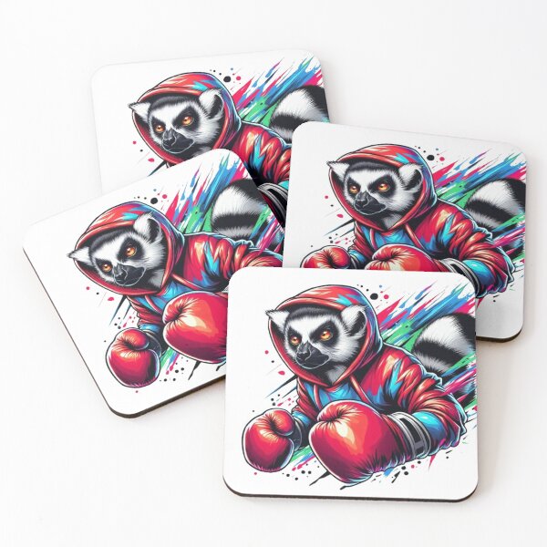 Item preview, Boxing Lemur – Funny Animal Sports Design designed and sold by Dogandesighn.