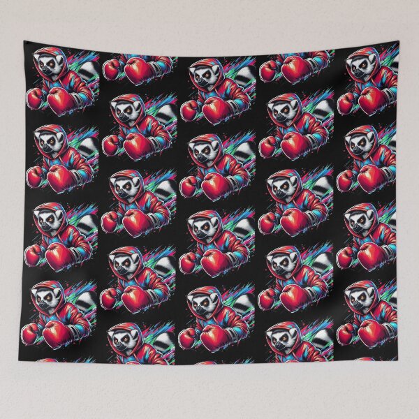 Item preview, Boxing Lemur – Funny Animal Sports Design designed and sold by Dogandesighn.