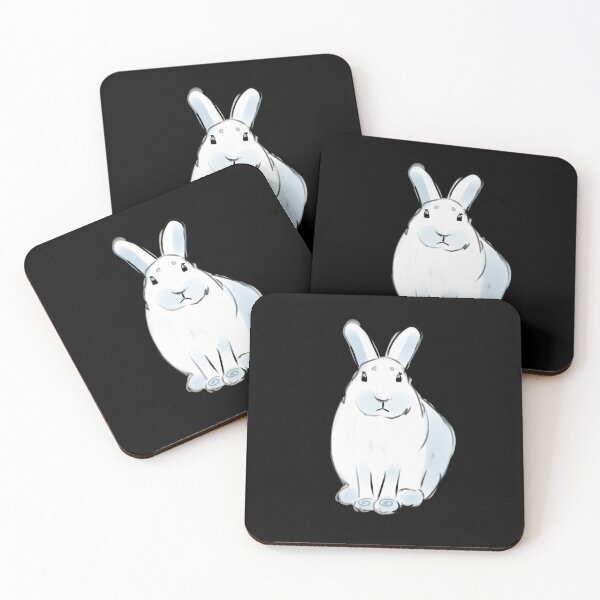 Item preview, - arctic hare - Frosted forest - black - designed and sold by echoztarrr.