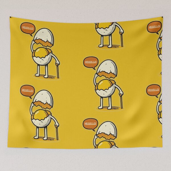 Item preview, Heggllo Funny Egg Pun designed and sold by re2m.