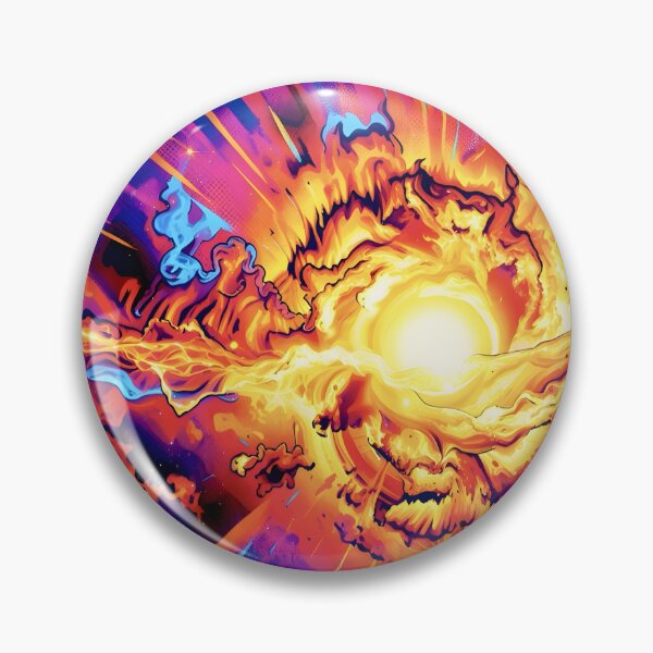 Artikelvorschau, Supernova-Kosmische Explosion – Lebendige Weltraumnebel-Comic-Kunst entworfen und verkauft von Daniela`s shop.