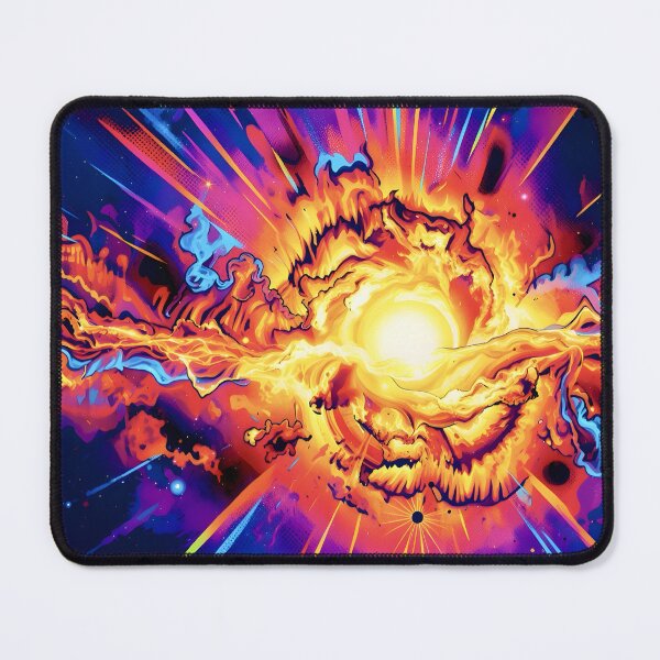 Item preview, Supernova Cosmic Explosion - Vibrant Space Nebula Comic Art designed and sold by Daniela`s shop.