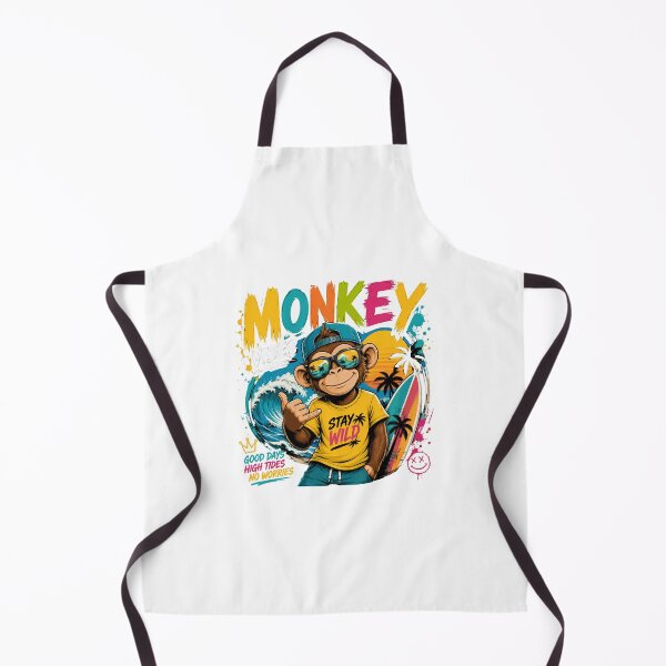 Item preview, Monkey Vibes Tropical Surf designed and sold by AchraffPrint.