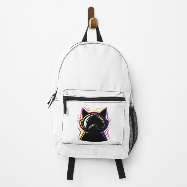 Item preview, Cyber VR Cat - Futuristic Black Cat Aesthetic Illustration designed and sold by ArtistryPulse90.
