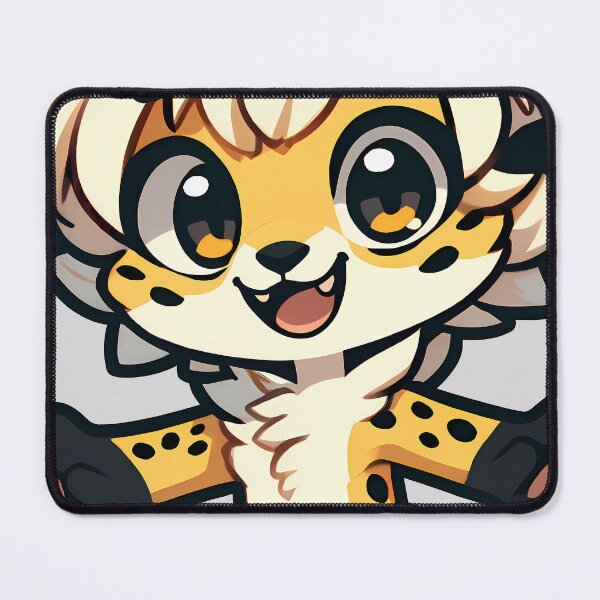 Item preview, Cute Chibi Cheetah Anthro Furry designed and sold by BlueBullBazaar.