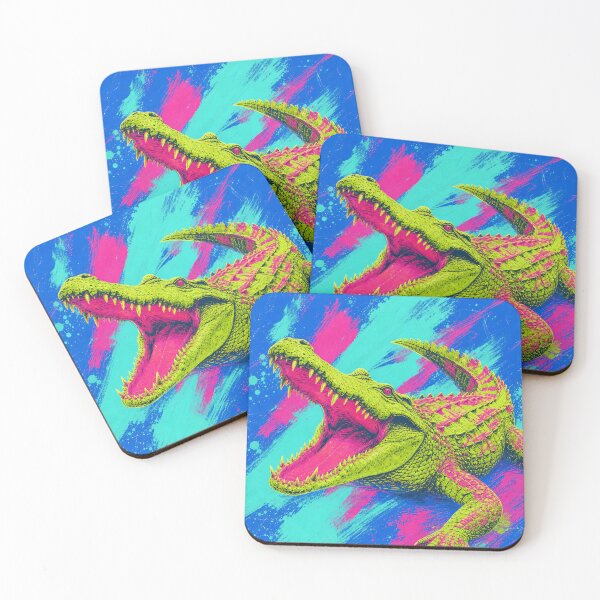 Item preview, Electric Crocodile —  Retro Painting designed and sold by Jandedan.