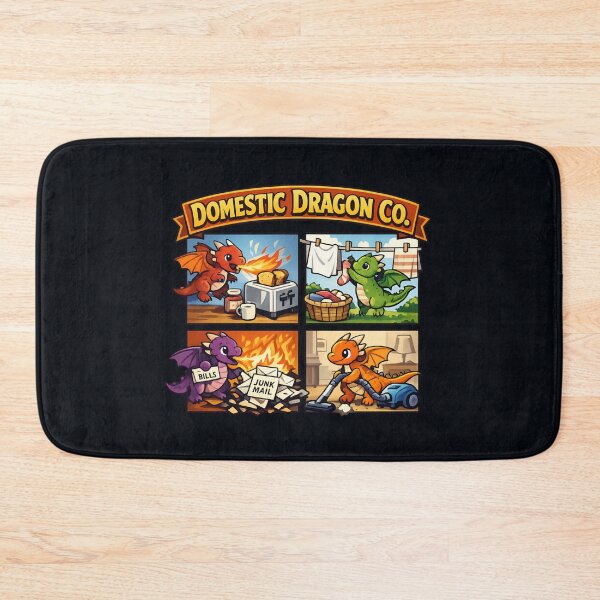 Item preview, Domestic Dragon Co. – Cute Household Dragons Funny Fantasy designed and sold by SidTastic .