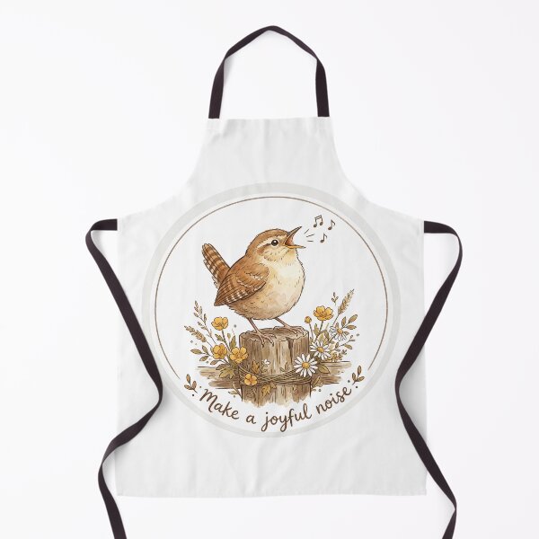 Item preview, Christian Cottagecore Wren Singing Tote Bag Psalm 100 Make a Joyful Noise Bible Verse Gift designed and sold by Small & Beloved.