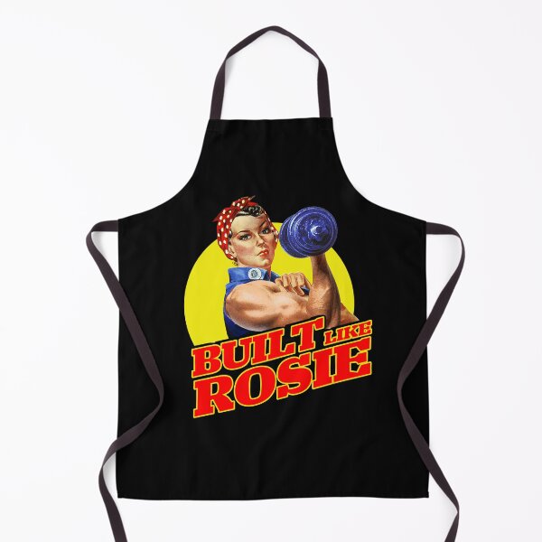 Item preview, Built Like Rosie , Rosie the Riveter Strong Woman Gym Design for Female Lifters & Fitness Lovers designed and sold by yellowpumkin.