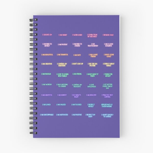 Item preview, Kids Daily Affirmations (portrait) designed and sold by Right While Left.