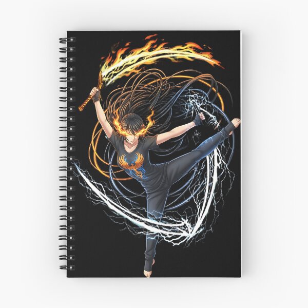 Item preview, Epic Anime Fire Lightning Phoenix Warrior Martial Arts designed and sold by UrbanPrts.