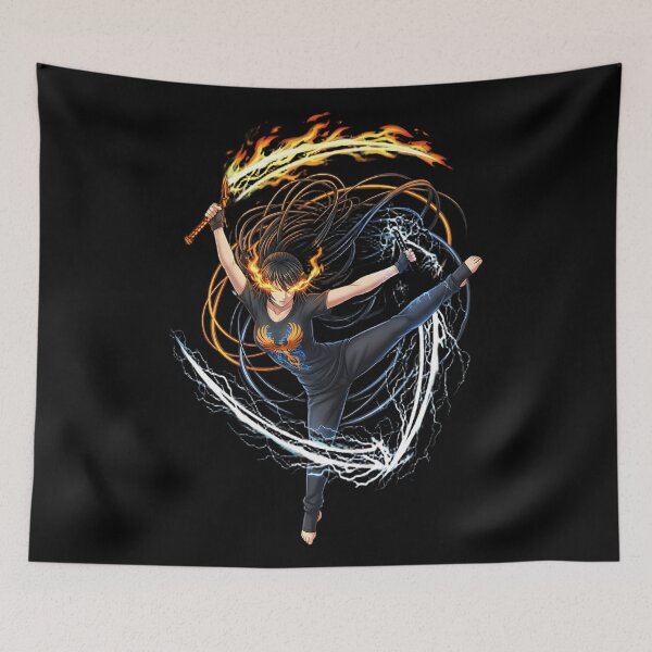 Item preview, Epic Anime Fire Lightning Phoenix Warrior Martial Arts designed and sold by UrbanPrts.