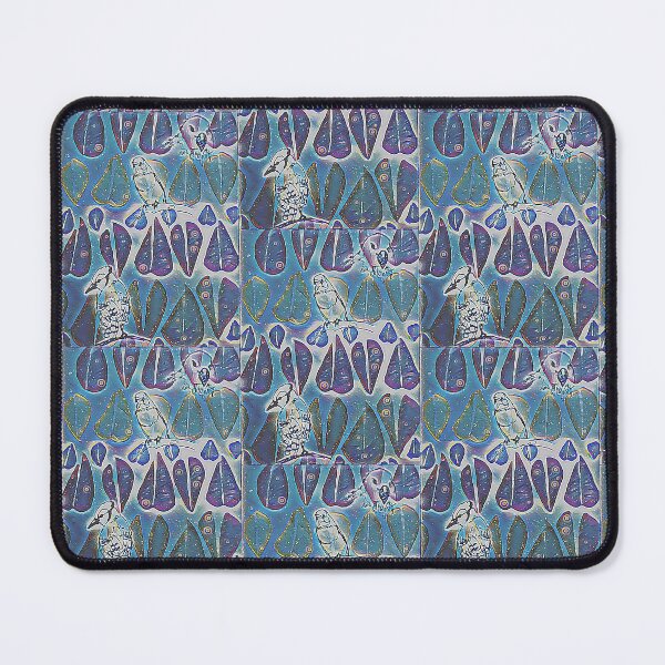 Item preview, Tropical birds blue foliage designed and sold by JATOOBA.