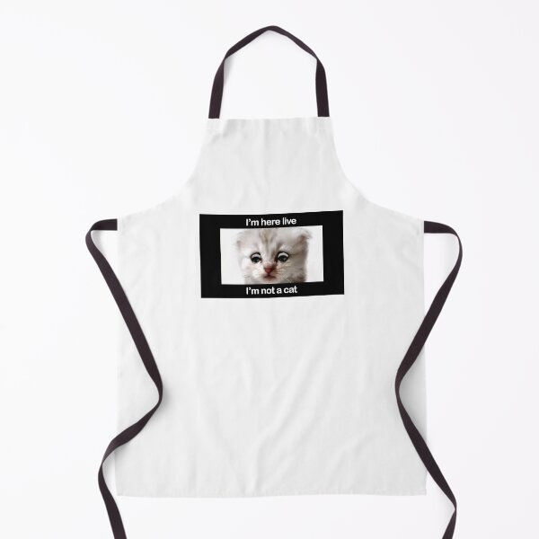 Item preview, I'm here live. I'm not a cat designed and sold by Kitteh Says Boo.