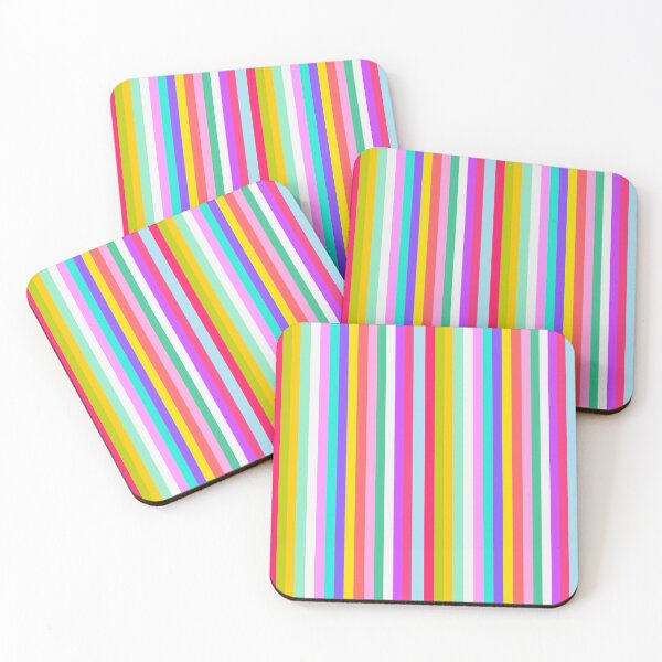 Item preview, Bright Vertical Multicolor Candy stripes designed and sold by DaisyLemon.