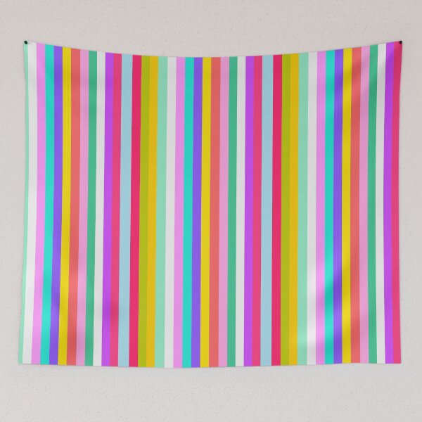 Item preview, Bright Vertical Multicolor Candy stripes designed and sold by DaisyLemon.