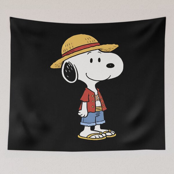 Item preview, Snoopy as Luffy designed and sold by Animal-Replicas.