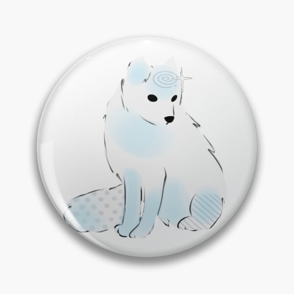 Item preview, - arctic fox - Frosted forest - white - designed and sold by echoztarrr.