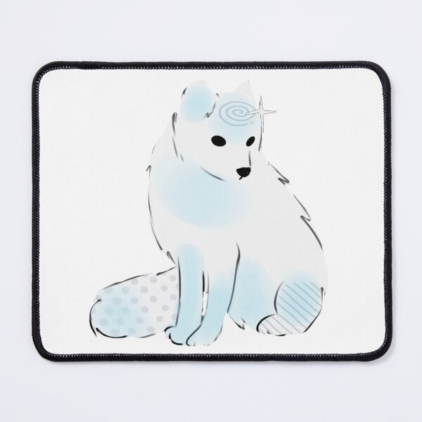 Item preview, - arctic fox - Frosted forest - white - designed and sold by echoztarrr.
