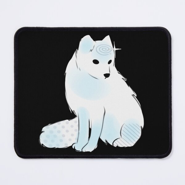 Item preview, - arctic fox - Frosted forest - black - designed and sold by echoztarrr.