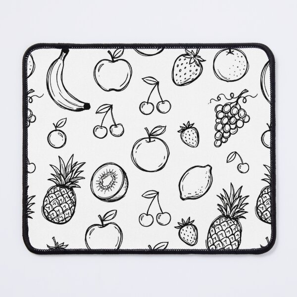 Item preview, Cute tropical fruit doodle pattern designed and sold by BlueBerry45.