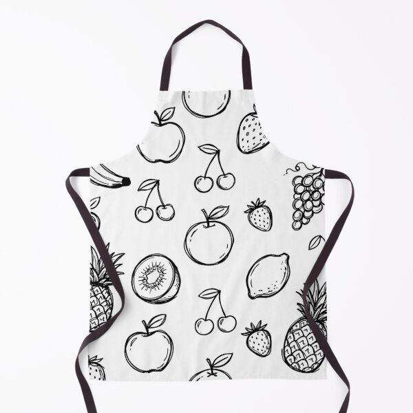 Item preview, Cute tropical fruit doodle pattern designed and sold by BlueBerry45.