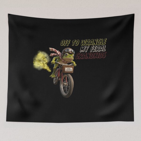 Item preview, Off to Wrangle My Feral Grandkids Grandma designed and sold by super-think.