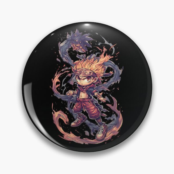 Item preview, Fire Mage vs Shadow Beast Anime Fantasy designed and sold by UrbanPrts.