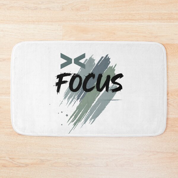 Item preview, FOCUS Motivational Typography T-Shirt Design | Inspirational Brush Stroke Graphic for Dreamers & Hustlers designed and sold by Contam_ZY.