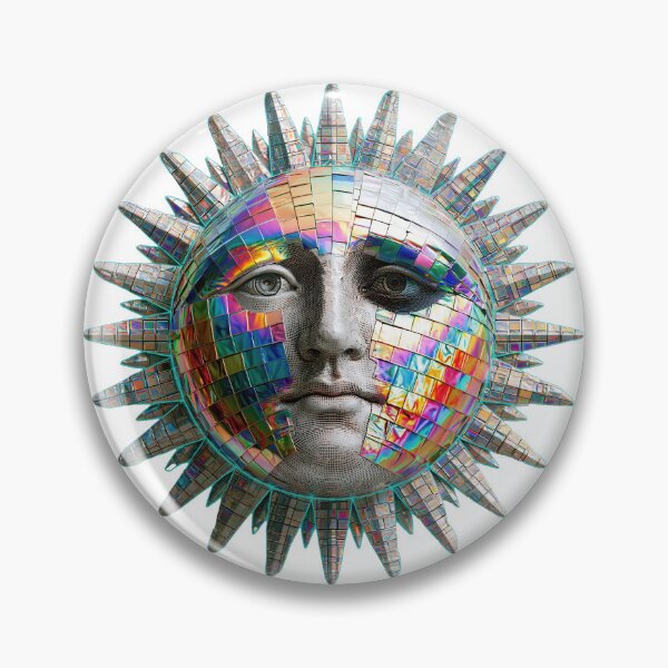 Item preview, Iridescent Disco Ball Sun Aesthetic designed and sold by CircaSassy.